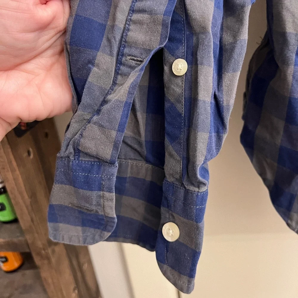 J. Crew Button‎ Down Madras Shirt Perfectly worn in.